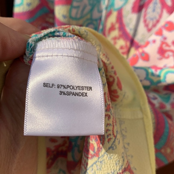 Rose + Olive Tribal Boho Hippie Retro Women’s Top Tassel Ties Size Small - Picture 5 of 11